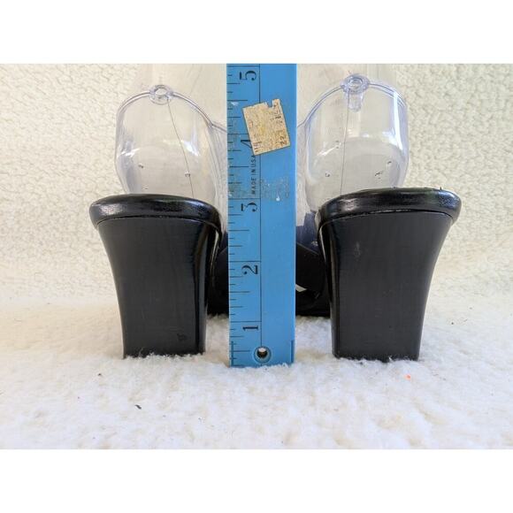 Moda Reflex Womens slip on strapped pumps Black Size 8.5 Med Cute - Picture 4 of 9